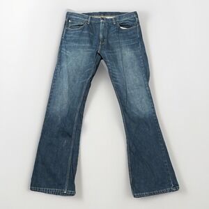 Levi's 527 Jeans Mens 36x32 Slim Bootcut Western Cowboy Stretch Workwear‎ Denim
